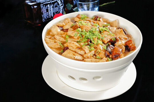 紅燒肉燜豆腐