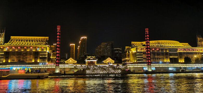 天津古文化街旅游區(qū)夜景