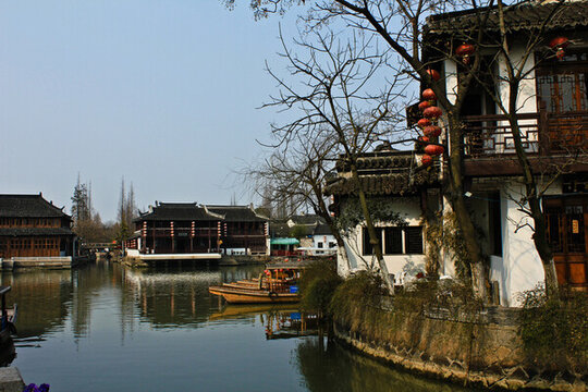 上海青浦朱家角古鎮(zhèn)風(fēng)光