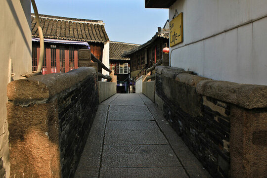 上海青浦朱家角古鎮(zhèn)風(fēng)光