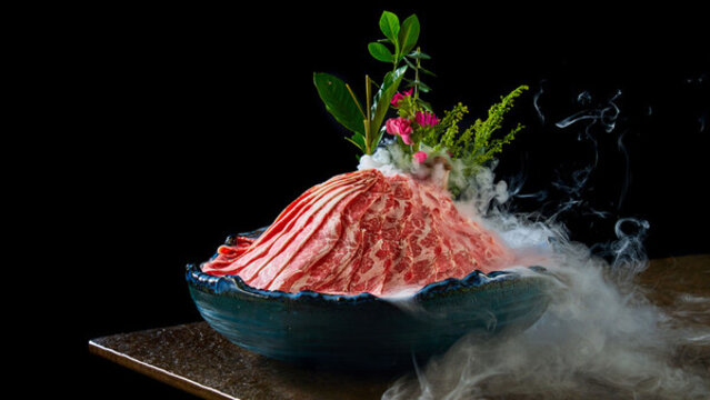 羊肉卷牛肉卷
