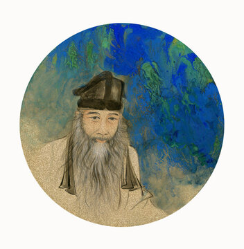 潑墨潑彩大千像
