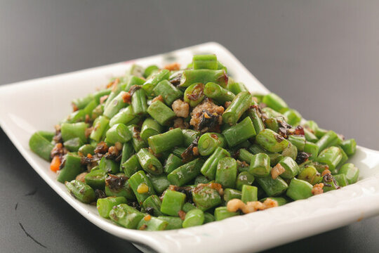欖菜肉碎四季豆