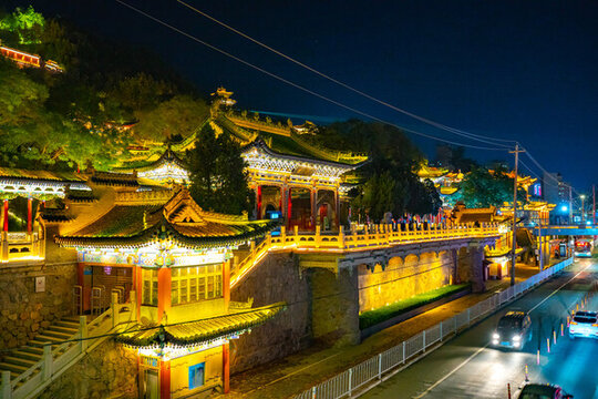 蘭州金城關夜景