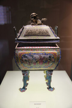 景泰藍(lán)香爐