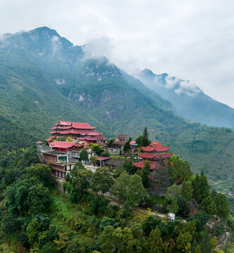 漢源縣金鐘山金鐘寺廟宇建筑