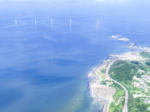 航拍福建平潭島環(huán)島路風(fēng)光