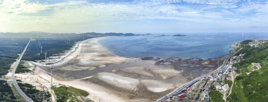 航拍福建平潭島環(huán)島路風(fēng)光