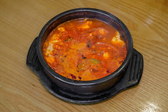 嫩豆腐湯大醬湯韓國料理
