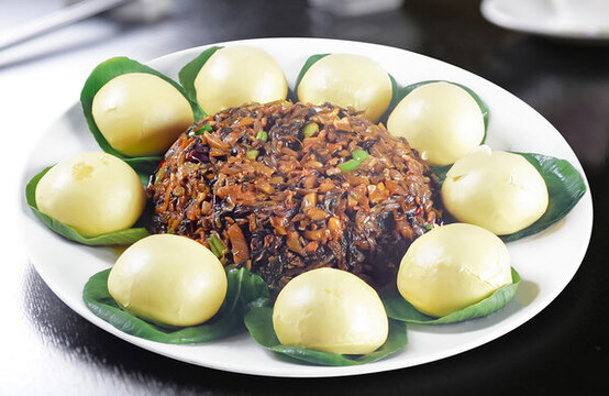 外婆菜夾饃