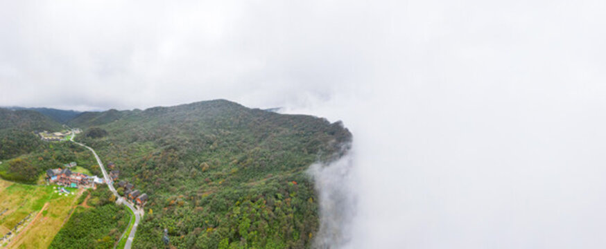 重慶金佛山山頂全景一覽