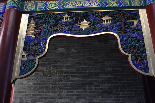 仿古雕刻掛落