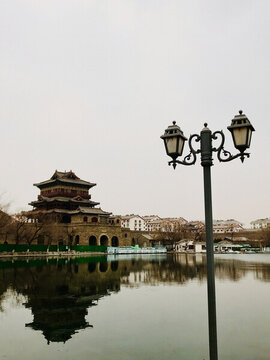 章丘百脈泉公園明水古城