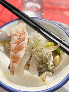 客家美味蝦生