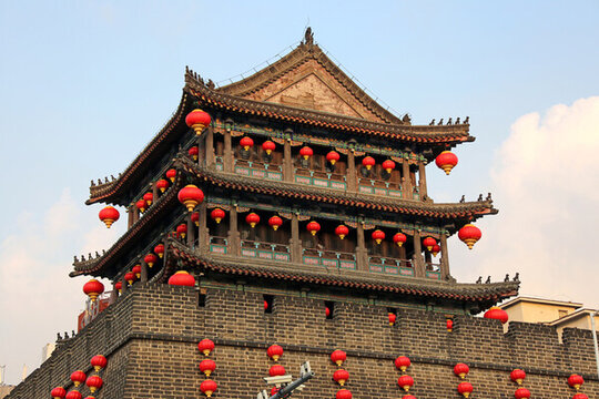 沈陽西順城城墻角樓