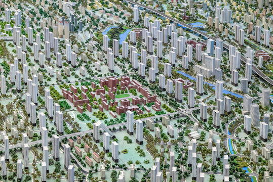 合肥城市沙盤景觀