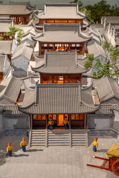 古代官府建筑模型