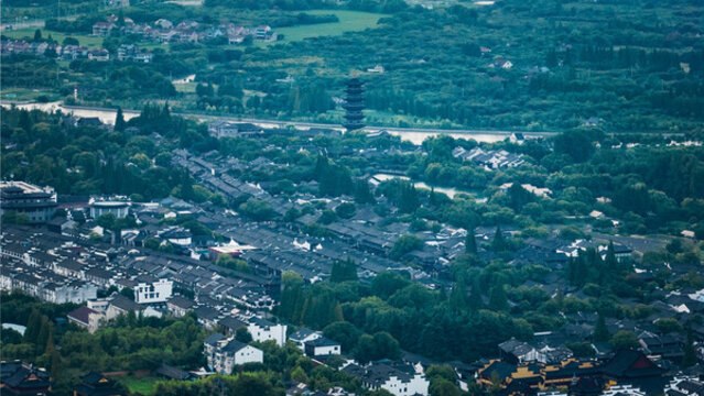 烏鎮(zhèn)西柵景區(qū)航拍