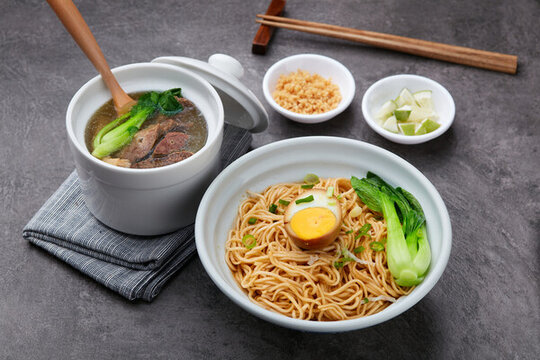 豬肺湯干拌面套餐