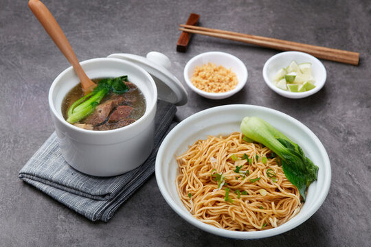 豬肺湯干拌面套餐
