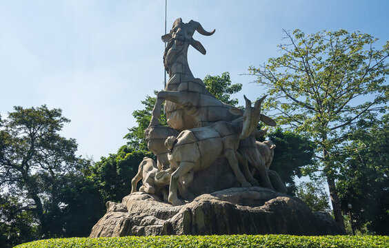 廣州越秀公園五羊雕像