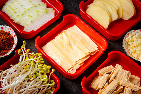 冒菜菜品豆皮