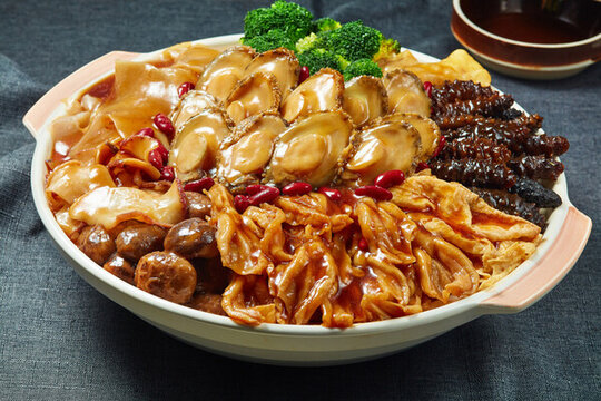 鮑汁大盆菜