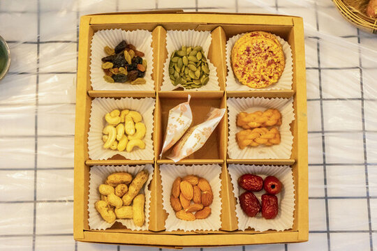 九宮格零食點心