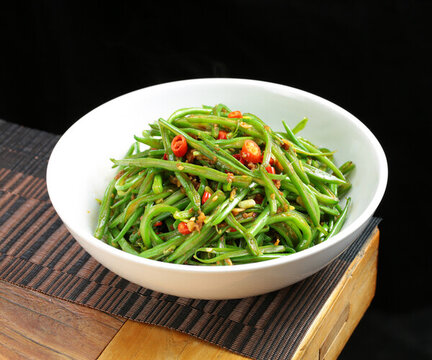 小炒扁豆絲