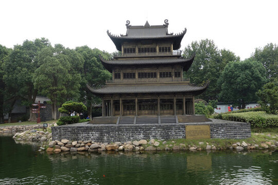 清代岳陽(yáng)樓模型