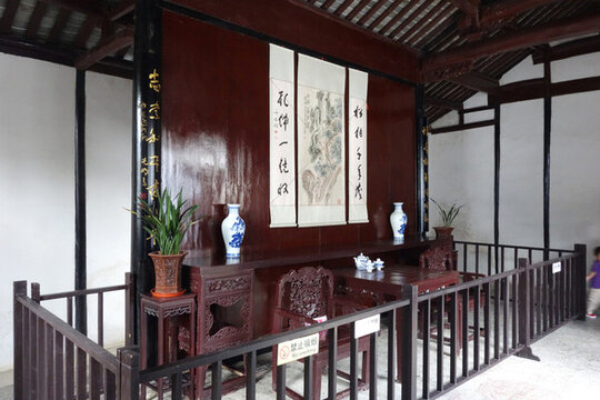 張治中故居室內(nèi)陳設(shè)