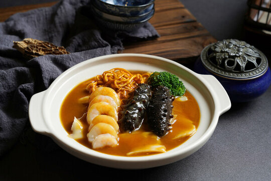 鮑汁海參撈飯
