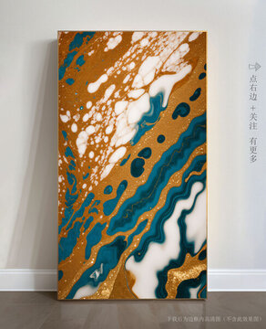 豎版抽象裝飾畫(huà)