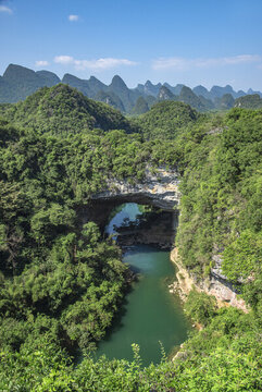 鹿寨中渡香橋巖