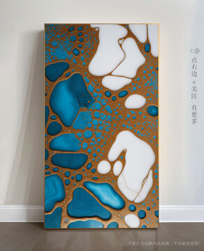 流行輕奢掛畫(huà)大理石底紋