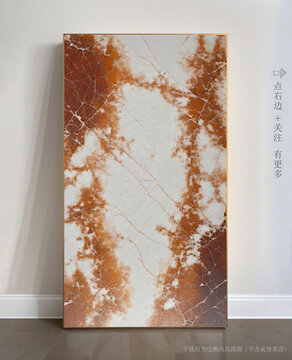 抽象大理石玄關(guān)裝飾畫