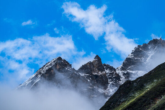 畢棚溝雪山