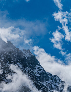 畢棚溝雪山