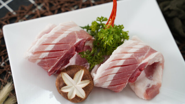 精品黑豬五花肉