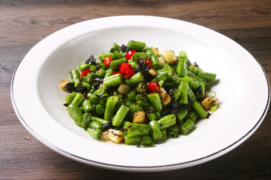 橄欖菜炒豆角