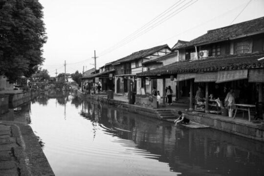紹興古鎮(zhèn)老照片