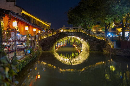 安昌古鎮(zhèn)夜景