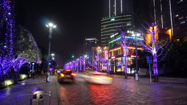 觀音橋步行街夜景