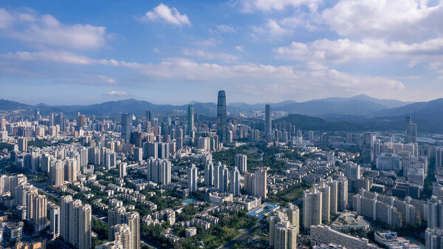 深圳風(fēng)光城市建筑高樓大廈