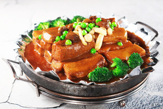 鐵板黑豆腐