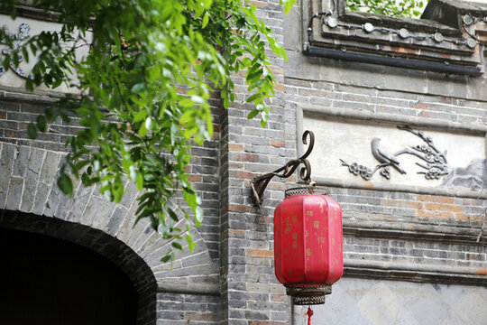 成都錦里古風(fēng)紅燈籠
