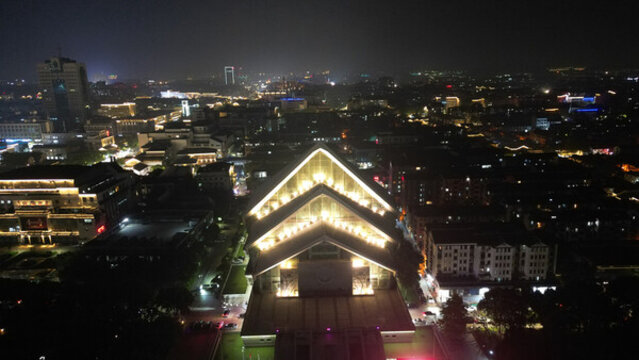 紹興大劇院夜景