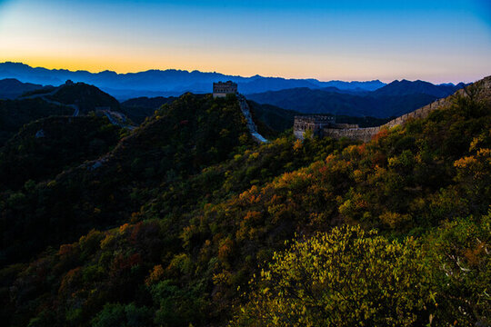 金山嶺長城的早晨