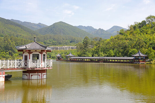 湖景