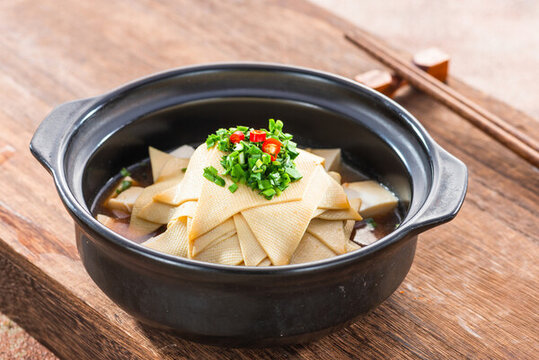 老豆腐燉百葉